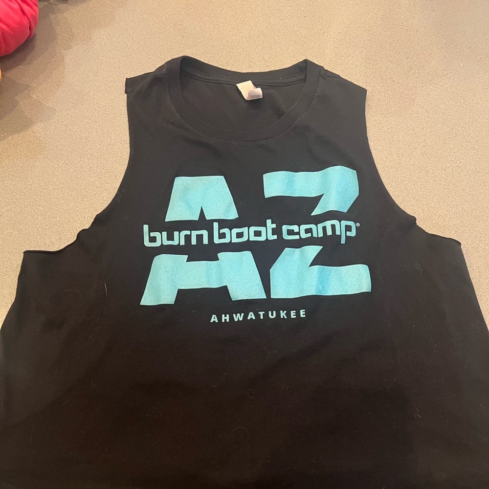 Burn Boot Camp Ahwatukee cropped tank top